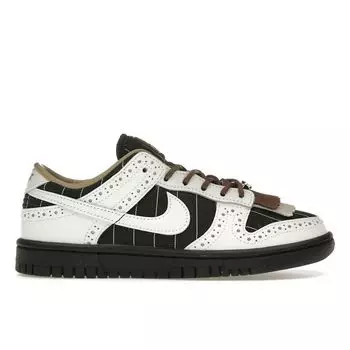 Женские кроссовки Nike Dunk Low LX Brogue Black Summit-White Cacao-Wow FV3642-010 41