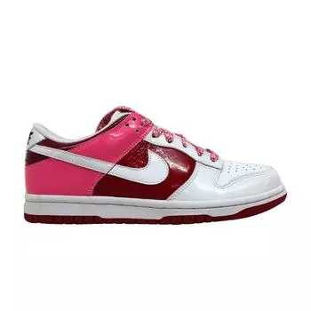 Женские кроссовки Nike Dunk Low Red White White-Varsity-Red-Team-Red 317813-114