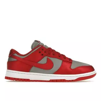 Женские кроссовки Nike Dunk Low Satin UNLV красные, средне-серые, Varsity-Red DX5931-001 35.5
