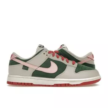 Женские кроссовки Nike Dunk Low SE All Petals United Green Light-Bone Sail FN8923-061 35.5