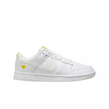Женские кроссовки Nike Dunk Low Valentine s Day White Optic Yellow FD0803-100