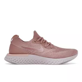 Женские кроссовки Nike Epic React Flyknit Rust Pink Pink-Tint-Tropical-Pink AQ0070-602