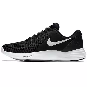 Женские кроссовки Nike Lunar Apparent черно-белые холодные-серые 908998-001 36