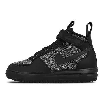 Женские кроссовки Nike Lunar Force 1 Flyknit Workboot Oreo черный, белый-холодный-серый 860558-001 38