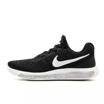 Женские кроссовки Nike Lunarepic Low Flyknit 2 Black White-Anthracite 863780-001