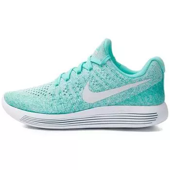 Женские кроссовки Nike LunarEpic Low Flyknit 2 Hyper Turquoise Green Platinum-Igloo 863780-301