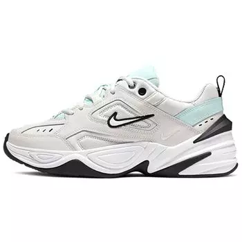 Женские кроссовки Nike M2K Tekno Platinum Tint белые бело-бирюзовые AO3108-013