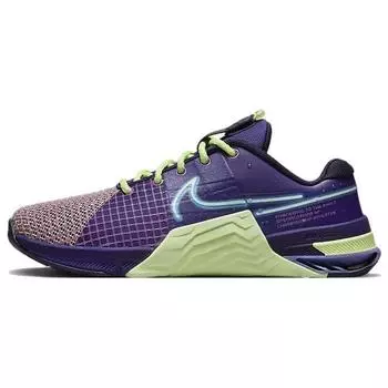 Женские кроссовки Nike Metcon 8 AMP Deep Purple Barely Volt Blackened-Blue Baltic-Blue DV1168-500 40