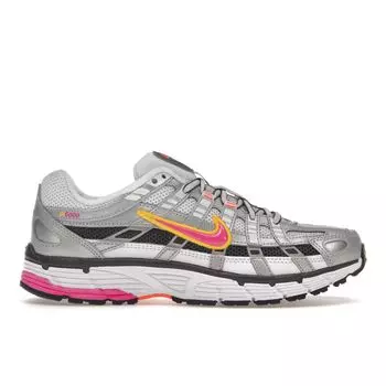 Женские кроссовки Nike P-6000 Laser Fuchsia Pink Metallic-Silver Laser-Fuchsia-White BV1021-100