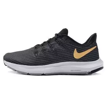 Женские кроссовки Nike Quest Metallic Gold черные AA7412-006