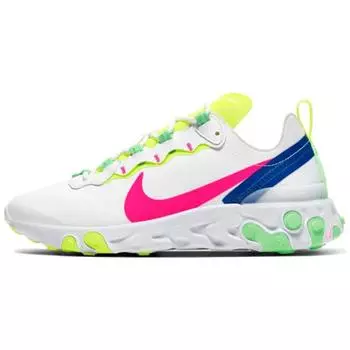 Женские кроссовки Nike React Element 55 Hyper Pink White Volt CU3011-161