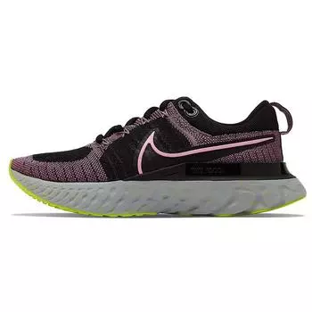 Женские кроссовки Nike React Infinity Run Flyknit 2 Violet Dust Фиолетовый Черный Cyber CT2423-500 36