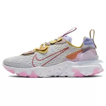 Женские кроссовки Nike React Vision Saffron Grey Pure-Platinum CI7523-003