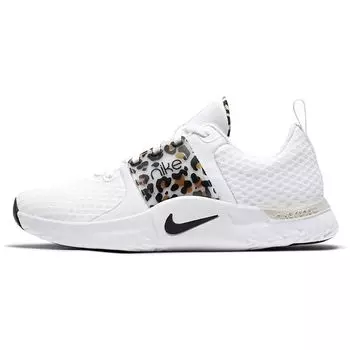 Женские кроссовки Nike Renew In-Season TR 10 Premium Leopard White Black Light-Bone CV0196-105
