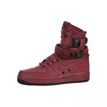 Женские кроссовки Nike SF Air Force 1 High Cedar красный черный 857872-600