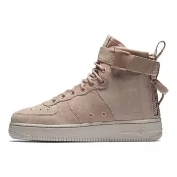 Женские кроссовки Nike SF Air Force 1 Mid Particle Beige Pink AA3966-201