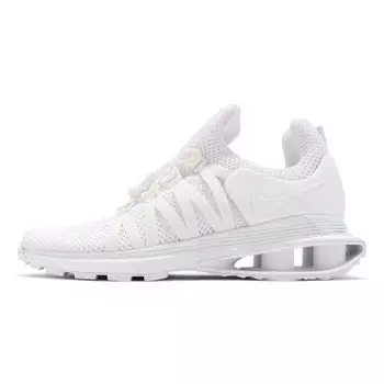 Женские кроссовки Nike Shox Gravity Triple White бело-белые AQ8554-100