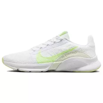 Женские кроссовки Nike SuperRep Go 3 Flyknit Next Nature White Lime Blast, светящееся зеленое морское стекло DH3393-106 36