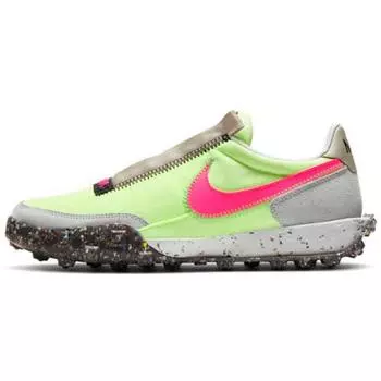Женские кроссовки Nike Waffle Racer Crater Barely Volt Green Black Poison-Green CT1983-700