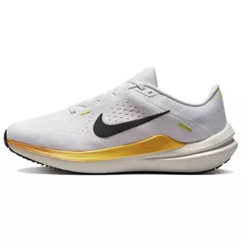 Женские кроссовки Nike Winflo 10 White Citron Pulse ярко-оранжевые черные DV4023-101 36