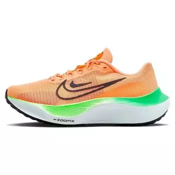 Женские кроссовки Nike Zoom Fly 5 Total Orange Ghost Green черные ярко-малиновые белые DM8974-800 37.5