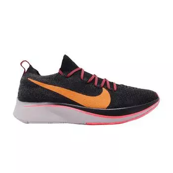 Женские кроссовки Nike Zoom Fly FK Orange Peel черные AR4562-068