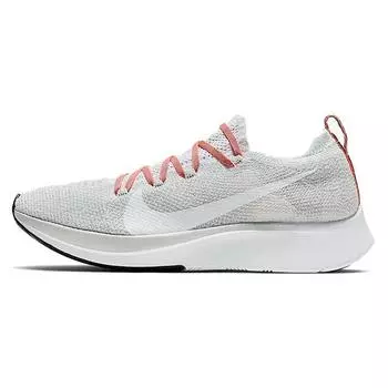 Женские кроссовки Nike Zoom Fly Flyknit Pure Plantinum Grey Pure-Platinum White AR4562-003