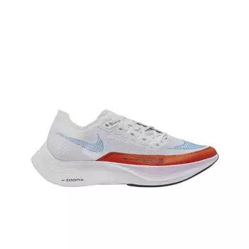 Женские кроссовки Nike ZoomX Vaporfly Next 2 White Laser Blue Rush Orange CU4123-102