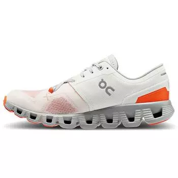 Женские кроссовки ON Cloud X 3 Ivory Alloy кремовые 60.98252 37