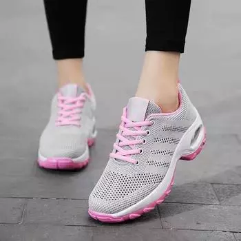 Женские кроссовки Spring Mesh для бега — дышащие, с толстой подошвой, модные, универсальные для занятий спортом на открытом воздухе 39 белый