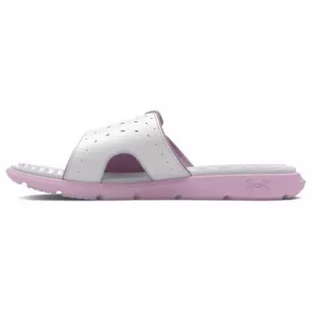Женские кроссовки Under Armour Ignite Pro Slide Distant Grey Purple Ace, ярко-желтые 3026027-102 38