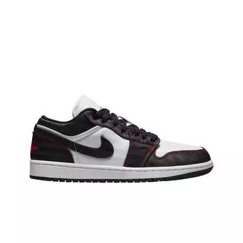 Женские кроссовки W Jordan 1 Low SE Utility White Gym Red Black DD9337-106