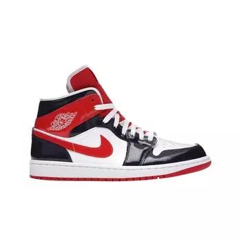 Женские кроссовки W Jordan 1 Mid SE Midnight Navy University красные DJ5984-400