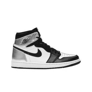 Женские кроссовки W Jordan 1 Retro High OG Silver Toe CD0461-001