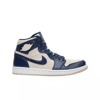 Женские кроссовки W Jordan 1 Retro Premium Midnight Navy Light Cream AQ9131-401