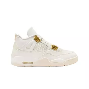 Женские кроссовки W Jordan 4 Retro Metallic Gold AQ9129-170