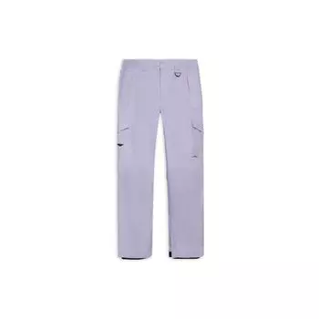 Женские лыжные брюки Li Ning Ski Series, однотонные, свободные, фиолетовые, AHXR064-2 L