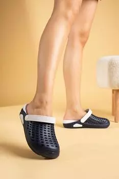 Женские сандалии EVA Comfortable Sole DNZ 58Navy BlueWhite