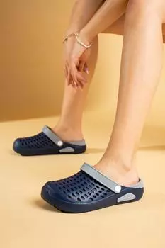 Женские сандалии EVA Comfortable Sole DNZ 58Navy BlueGrey