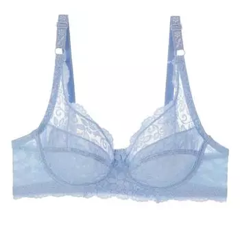 Женские сексуальные кружевные бюстгальтеры больших размеров Push Up Bralette Brassiere Женское нижнее белье на косточках Hollow Out Lingerie 36 белый