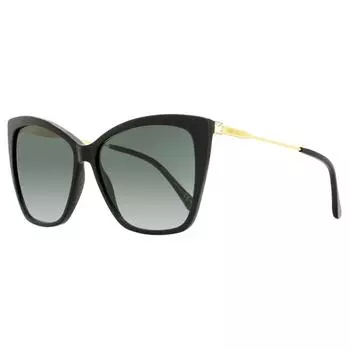 Женские солнцезащитные очки-бабочки Jimmy Choo Seba 8079O Черные/Золотые 58 мм