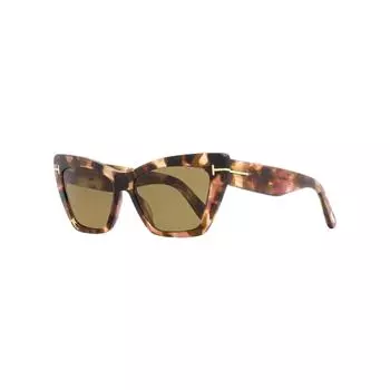 Женские солнцезащитные очки «кошачий глаз» Tom Ford TF871 Wyatt 55J Rose Havana 56mm 55j