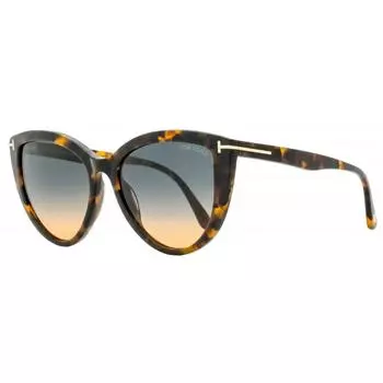 Женские солнцезащитные очки Tom Ford Isabella 02 Cat Eye TF915 55P Dark Havana 56 мм 55p