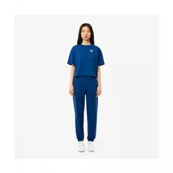Женские спортивные штаны LACOSTE Graphic Point Basic [Светло-голубой] 034