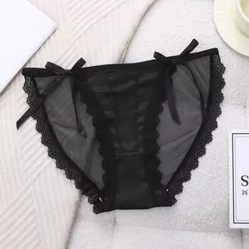 Женские трусики-брифы Sweet Lace Pure Desire Mesh Bow M