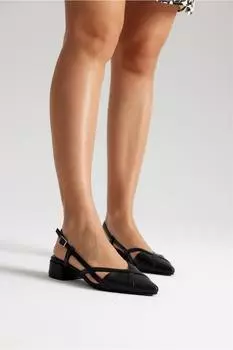 Женские туфли на плоской подошве Larta Ballerinas черные