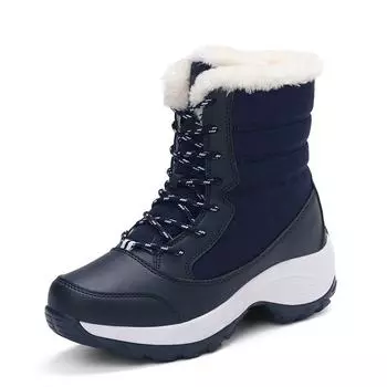 Женские высокие теплые зимние ботинки с бархатной подкладкой Size 40 чёрный