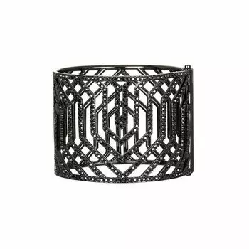 Женский браслет Karl Lagerfeld 5448400 7 см Черный