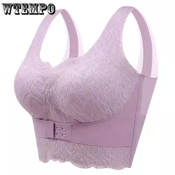 Женский бюстгальтер без косточек без пены, M-6XL, женский бесшовный бюстгальтер без оправы, красивые подушечки для груди, топ на бретелях, одноцветные кружевные бюстгальтеры 6XL бежевый