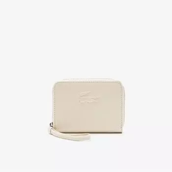 Женский кошелек LACOSTE City Coat на молнии, цвет слоновой кости
